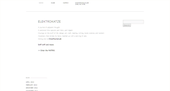 Desktop Screenshot of elektrokatze.com